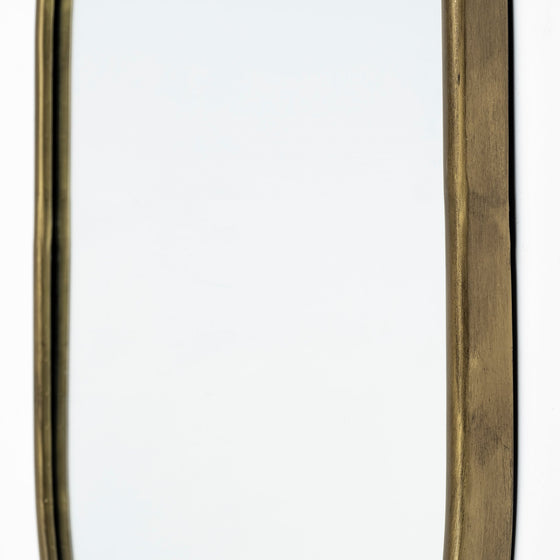 Sylvia Oval Mirror - Gold