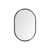 Sylvia Oval Mirror - Graphite