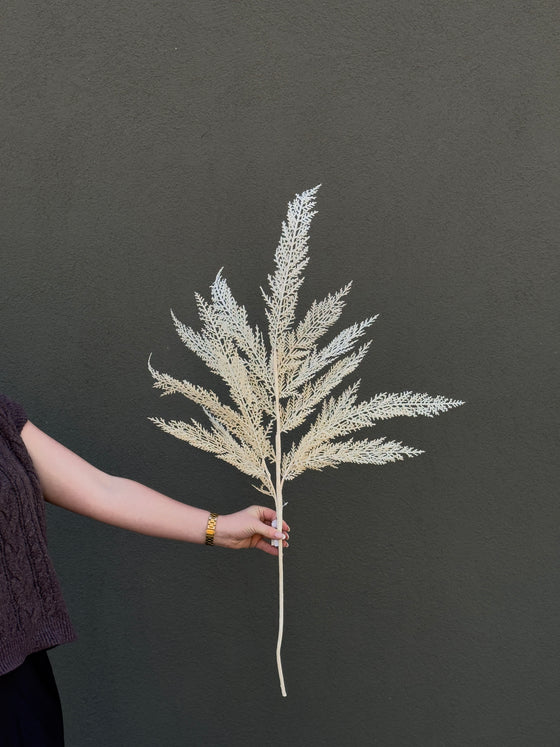 39" Cream Cedar Spray