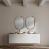 Sylvia Oval Mirror - Gold