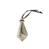 Diamond Droplet Ornament - Silver