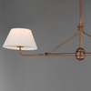 Dunbridge 2-Light Linen Linear
