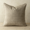 Lina Linen Pillow - Almond