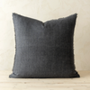 Lina Linen Pillow - Charcoal