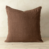 Lina Linen Pillow - Mocha
