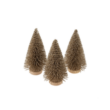  Mini Gold Bottle Brush Tree