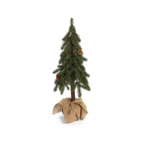 Christmas Burlap Decor Tree