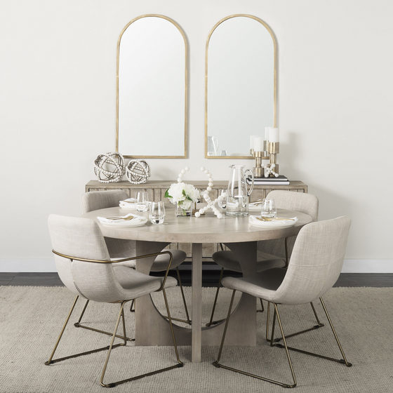 Giovanna Arch Mirror - Gold