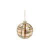 Check Glass Ornament - Round