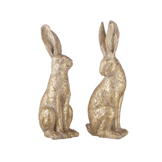 12" Gold Leaf Rabbit