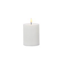  White Pillar Battery Candle