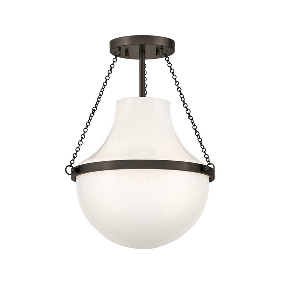 Collins Medium Semi Flushmount