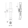 London Two Light Sconce