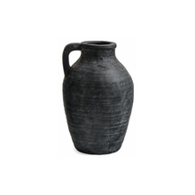  Terracotta Textured Vase w/Handle