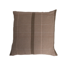  28" Woven Plaid Pillow