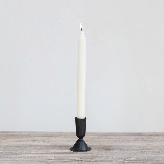 Metal Candle Holder - Black