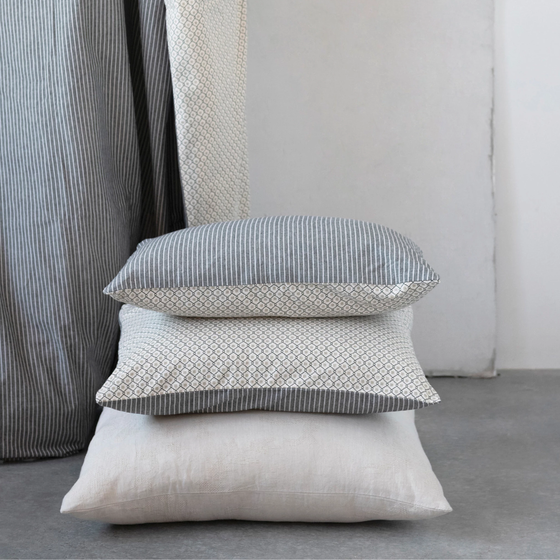 Double Sided Grey Duvet Set - Queen