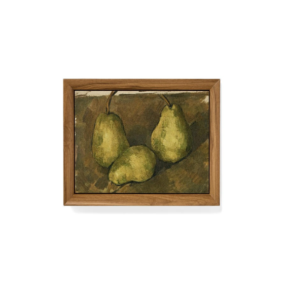 Still Art Pears Canvas Framed Art