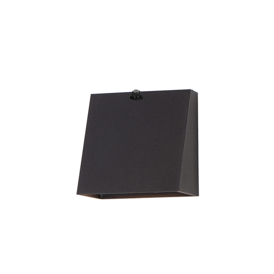 Pathfinder Small Square Outdoor Wall Sconce - Dusk to Dawn