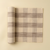 Grace Gingham Table Runner - Stone