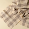 Grace Gingham Table Runner - Stone