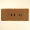 Hello Coir Doormat