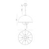Crosby Medium Pendant