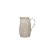 White Stoneware Pitcher - Small