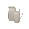White Stoneware Pitcher