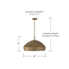 Savari Wide Pendant