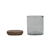 Hand Blown Glass Jar w/ Lid