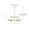 Francesca Large 2-Tier Chandelier