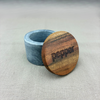 Marble Pepper Pinch Pot w/Lid