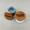 Marble Salt Pinch Pot w/Lid