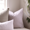 Black Ticking 24" Pillow
