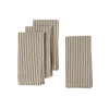 Black Ticking Napkins