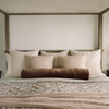 Vera Velvet Long Bolster - Clove