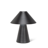 Small Cone Shade LED Lamp - Black 6"H