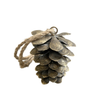Metal Pinecone Ornaments