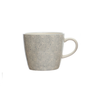 Floral Patterned Stoneware Mug - Pale Blue
