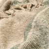 Tulum Striped Throw - Green