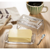 Clear Glass Butter Dish