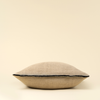 Selvage Linen Pillow - Charcoal