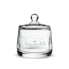 Clear Glass Sugar Pot