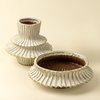 Stria Stoneware Layered Vase