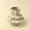 Stria Stoneware Layered Vase