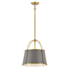 Clarke Medium Metal Pendant