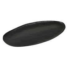  Oval Iron Tray Black